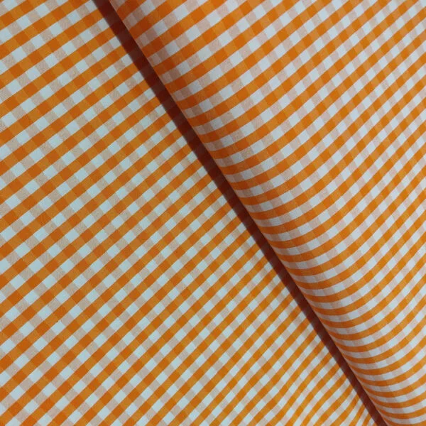 Popelín vichy taronja -0520-