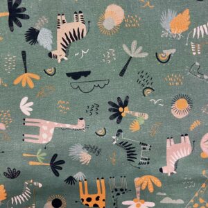 Popelín animals selva -0680-