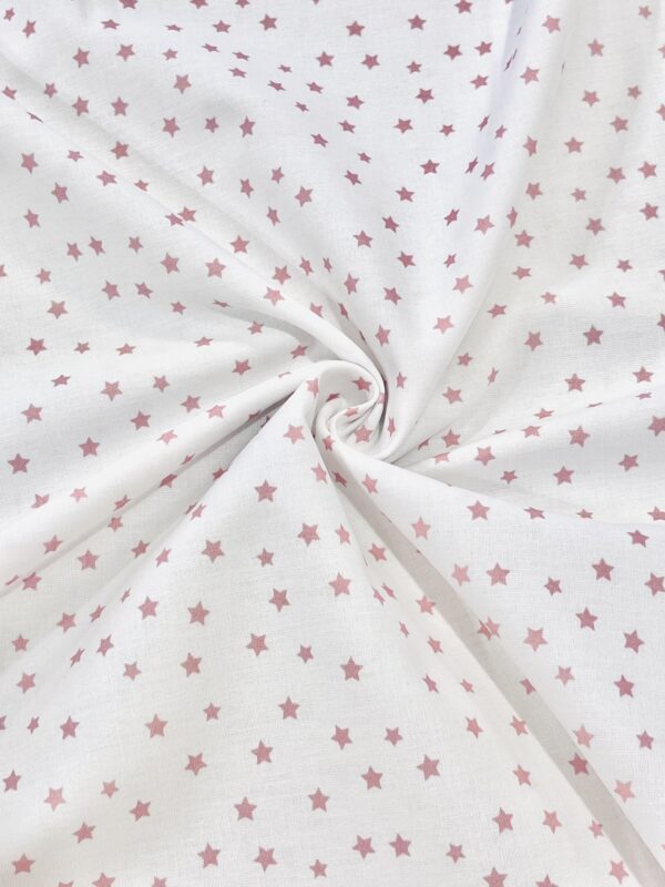 Popelín blanc, Estrella rosa.